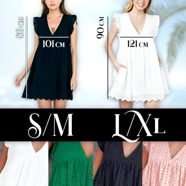 Čipkasta poletna obleka | BELLACHIC