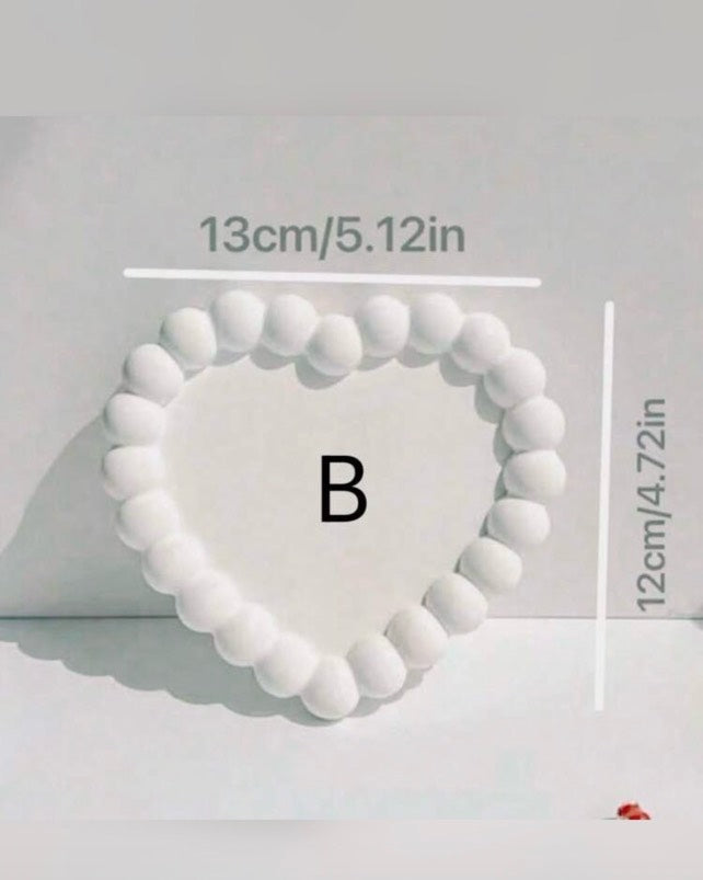 Dekorativni pladenj za nakit v obliki srca | PEARLHEART