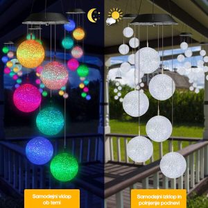 Solarna LED viseča svetilka | AURAWIND