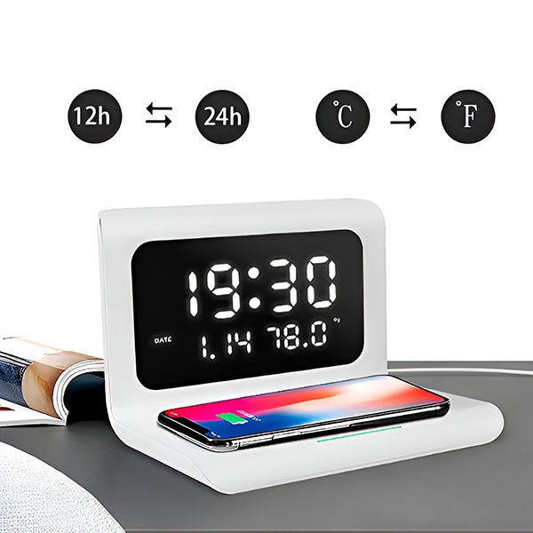 Večnamenska brezžična polnilna postaja 4v1 | DIGIBASE