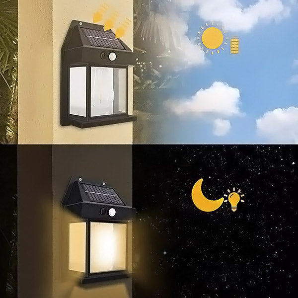 Zunanja solarna luč s senzorjem gibanja | FLUXLAMP