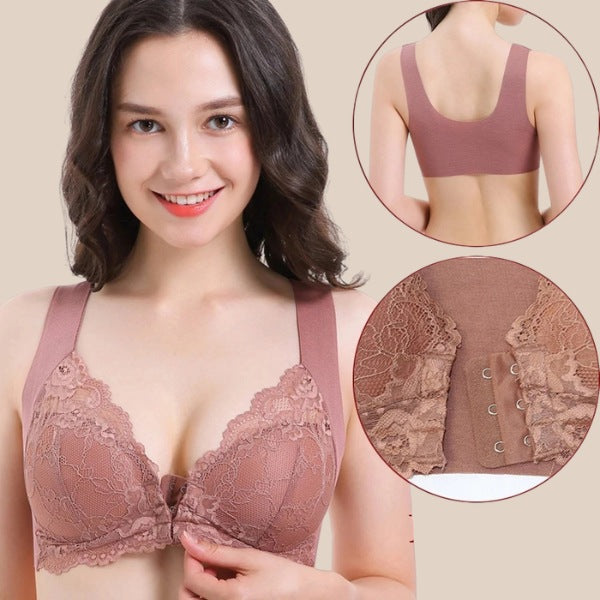 Čipkasti nedrček z zapiranjem spredaj | FRONTBRA