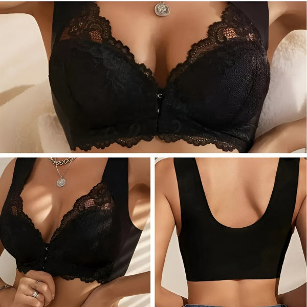 Čipkasti nedrček z zapiranjem spredaj | FRONTBRA