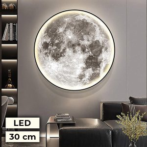 Stenska LED svetilka luna | GLOWLUNA