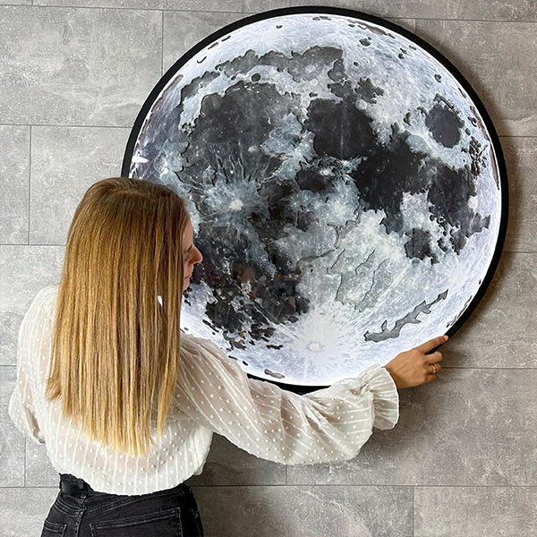 Stenska LED svetilka luna | GLOWLUNA