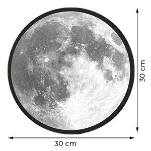 Stenska LED svetilka luna | GLOWLUNA