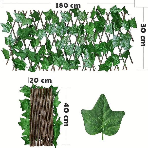 Razširljiva umetna bršljanova ograja | GREENFENCE