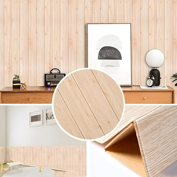 3D lesene samolepilne plošče | INSTAWOOD - 5 kosov