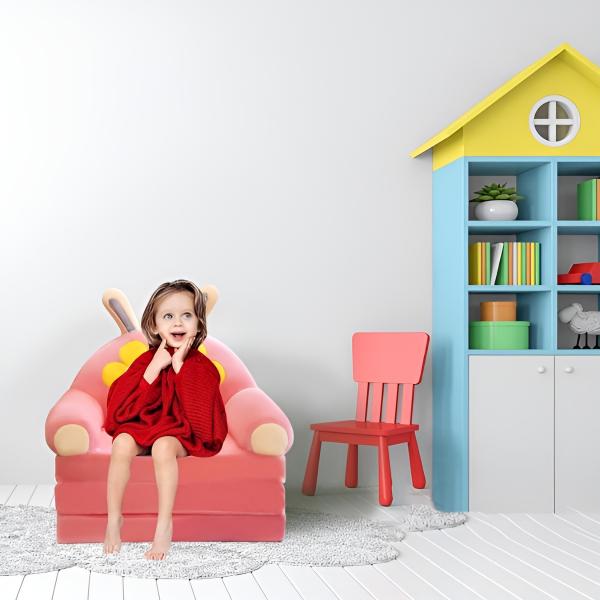 Raztegljiv otroški kavč v obliki živali | KIDSOFA