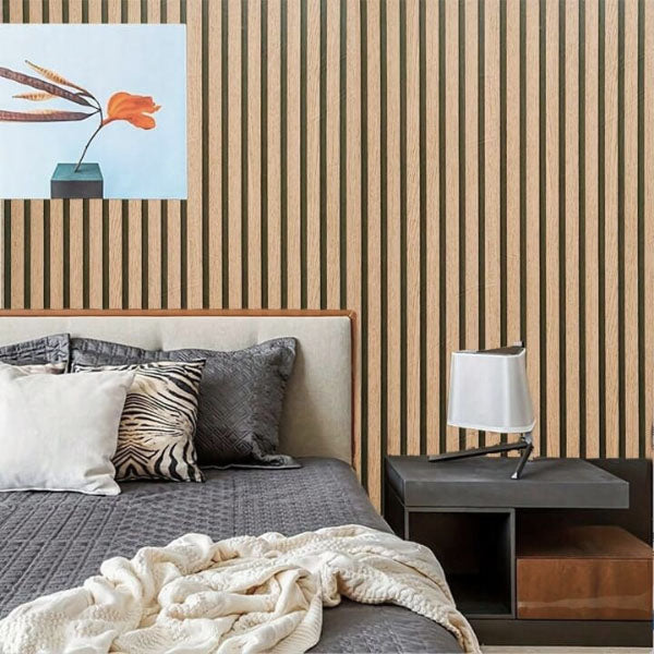 Samolepilna stenska nalepka leseni vzorec | LINEWALL