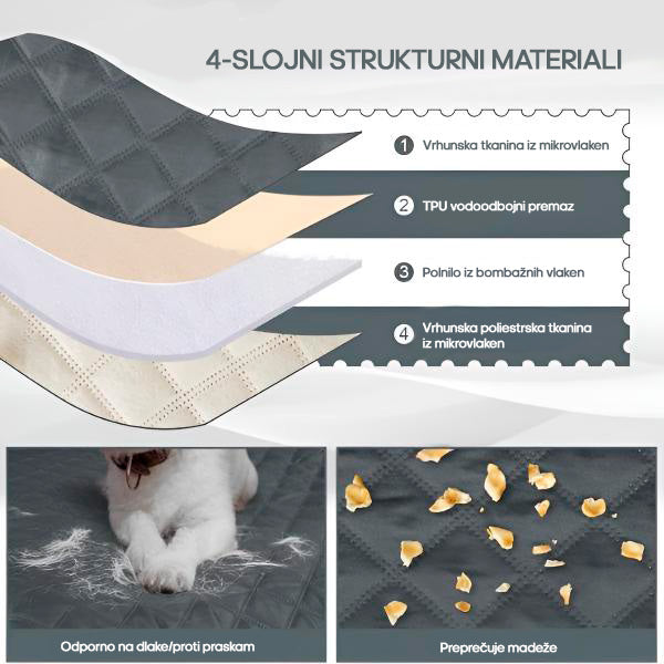 Prevleka za fotelj z žepi | LUXSIT