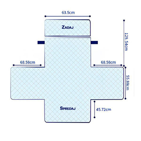 Prevleka za fotelj z žepi | LUXSIT