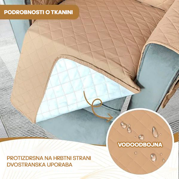 Prevleka za fotelj z žepi | LUXSIT