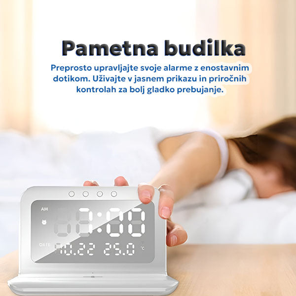 Večnamenska brezžična polnilna postaja 4v1 | DIGIBASE