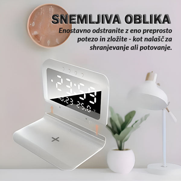 Večnamenska brezžična polnilna postaja 4v1 | DIGIBASE