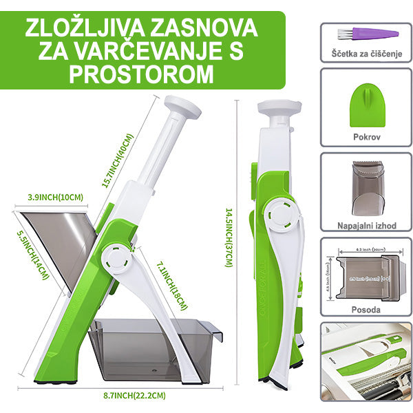 Večnamenski rezalnik za zelenjavo in sadje | SLICEWISE