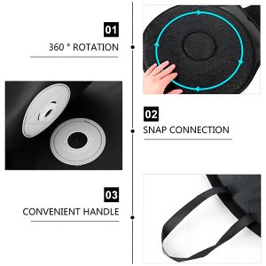 Vrtljiva sedežna blazina 360° | SPINPAD