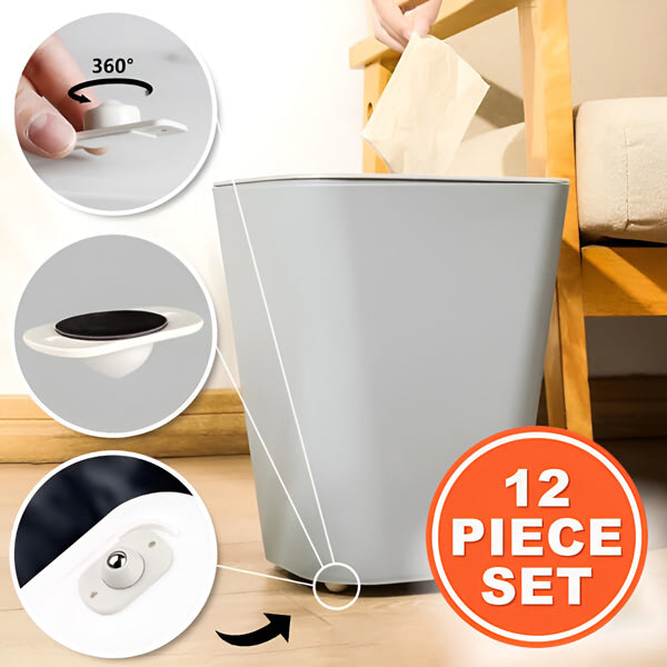 Univerzalna vrtljiva kolesca 12 kosov | STICKYWHEEL