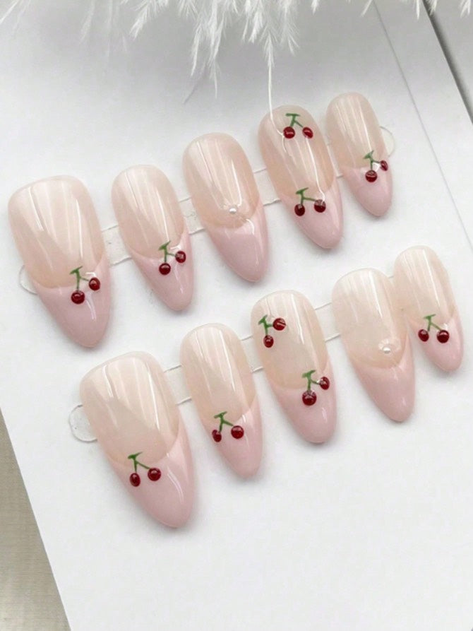 Ročno izdelani umetni nohti | CHERRY KISS