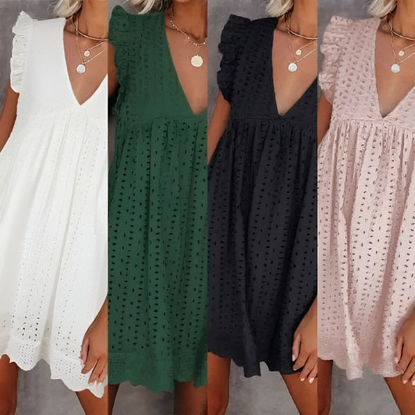 Čipkasta poletna obleka | BELLACHIC