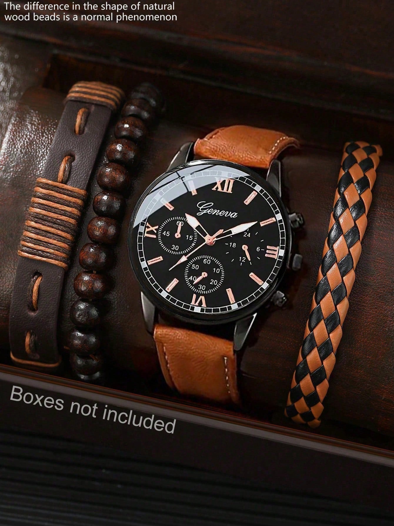 Komplet moške ure s 3 zapestnicami | WRISTADORN