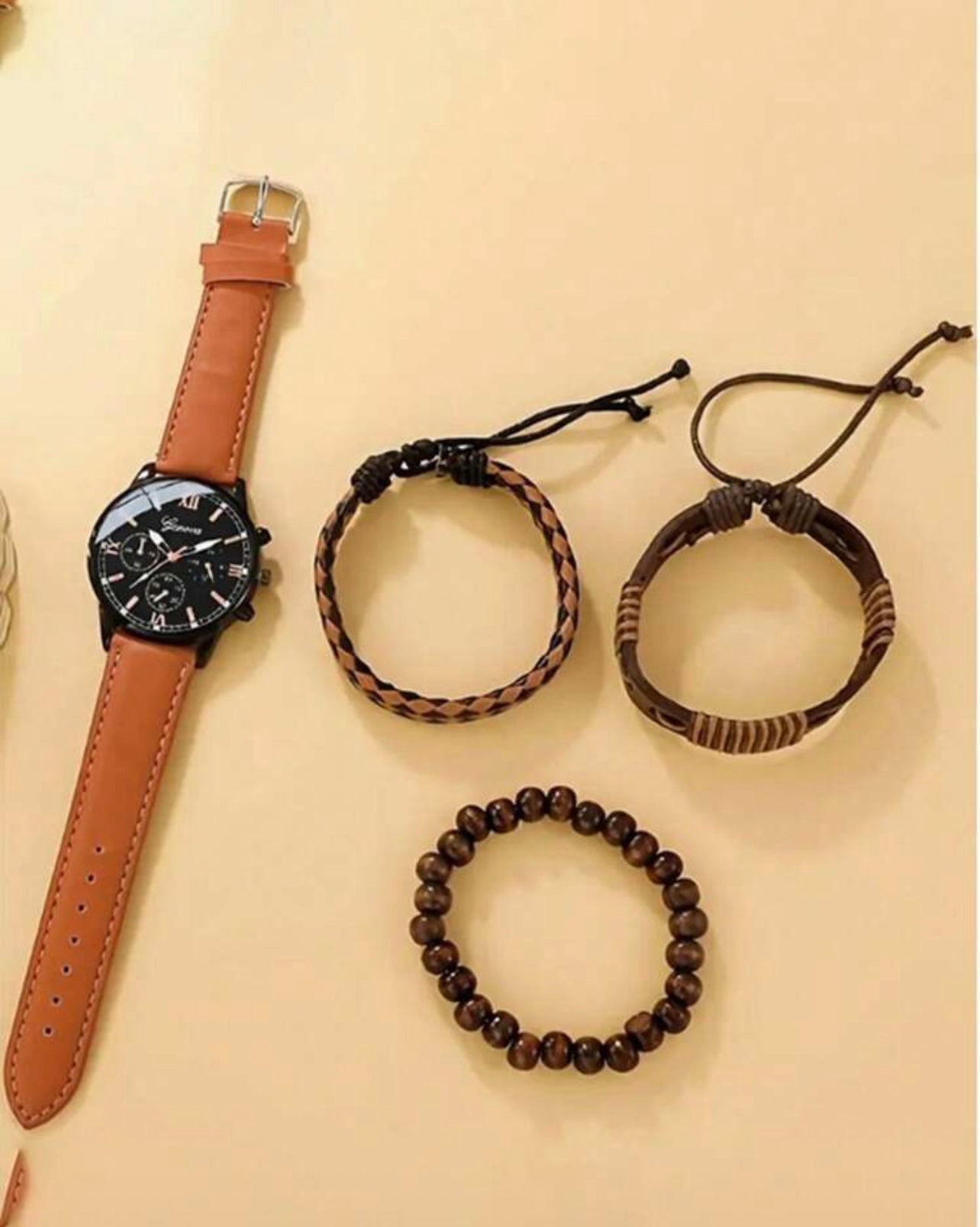 Komplet moške ure s 3 zapestnicami | WRISTADORN