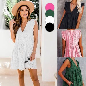 Čipkasta poletna obleka | BELLACHIC