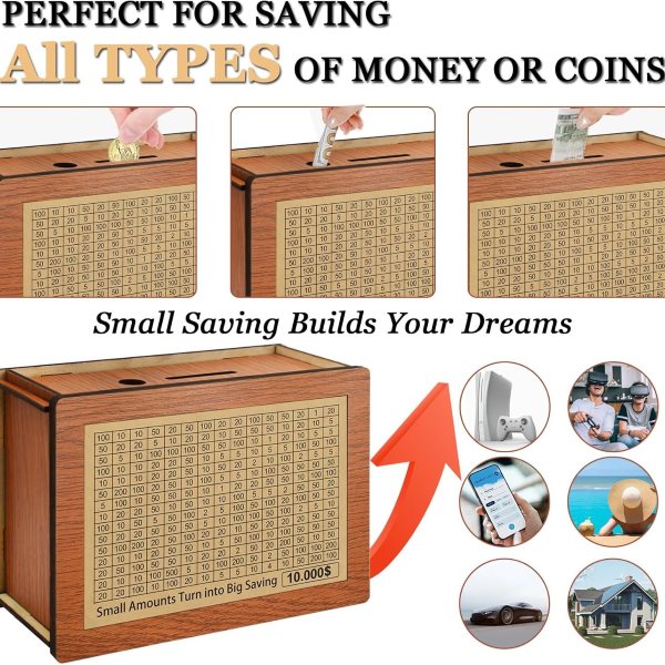 Lesen hranilnik za varčevanje denarja | COINSAVE