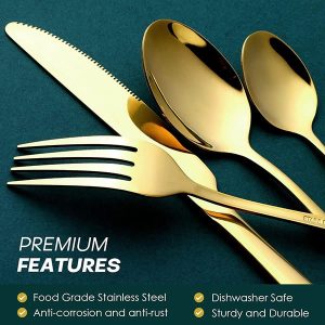 Komplet jedilnega pribora (24 kosov) | LUXCUTLERY