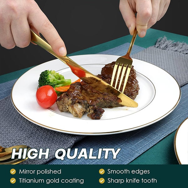 Komplet jedilnega pribora (24 kosov) | LUXCUTLERY