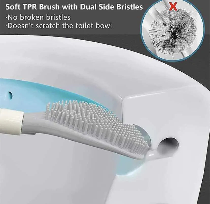 WC ščetka z vgrajenim dozirnikom za čistilo | FLUSHBRUSH