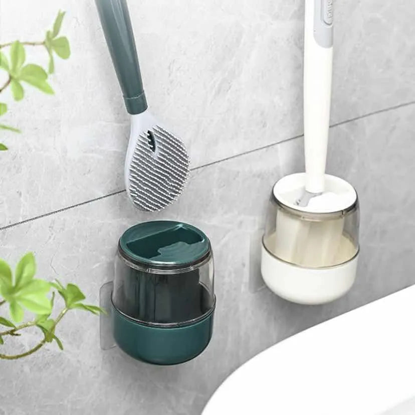 WC ščetka z vgrajenim dozirnikom za čistilo | FLUSHBRUSH