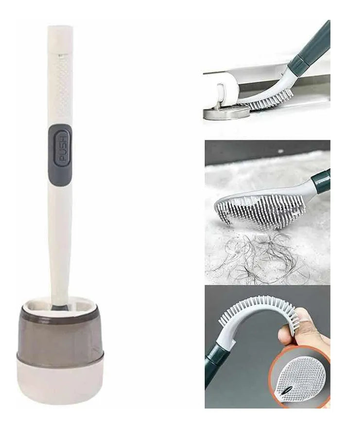 WC ščetka z vgrajenim dozirnikom za čistilo | FLUSHBRUSH