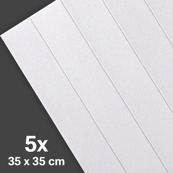 3D lesene dekorativne samolepilne plošče (5 kosov) | INSTAWOOD
