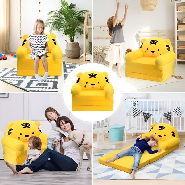 Raztegljiv otroški kavč v obliki živali | KIDSOFA