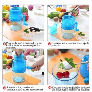 Ročni drobilec ledu 1,1L | LEDKO