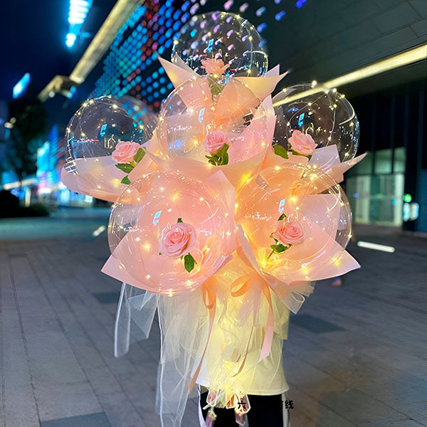 LED balon z vrtnico | LOVEBALLOON