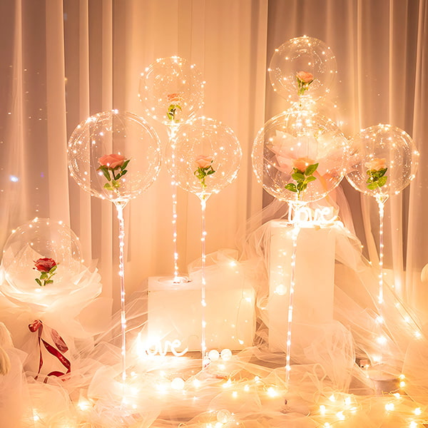 LED balon z vrtnico | LOVEBALLOON