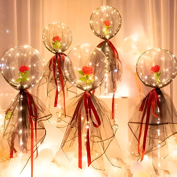 LED balon z vrtnico | LOVEBALLOON