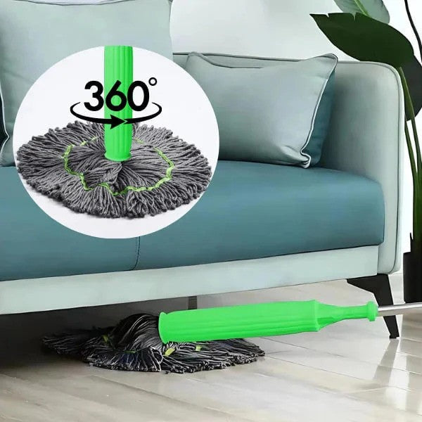 360° vrtljivi okrogli čistilni mop | MOPRION