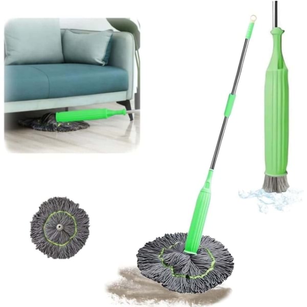 360° vrtljivi okrogli čistilni mop | MOPRION