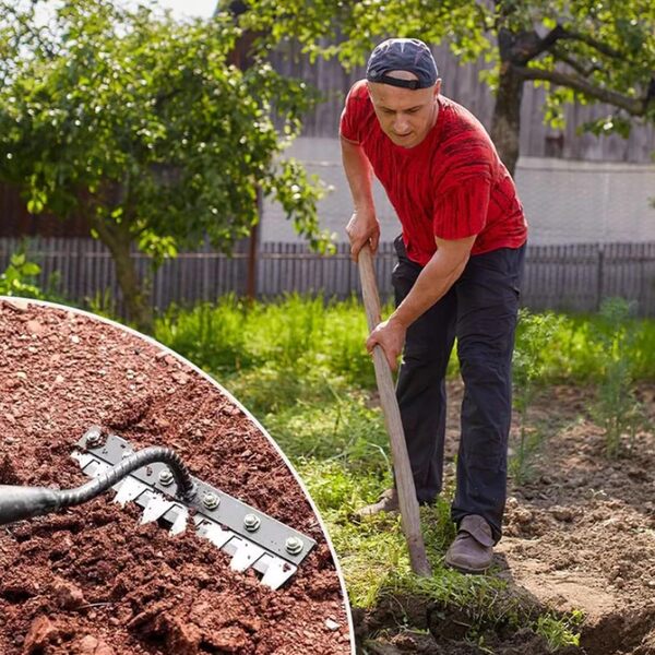 Večnamensko vrtno orodje za odstranjevanje plevela in rahljanje zemlje (5 zobkov) | PRONGSPRO