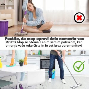 X-sistem za čiščenje tal | MOPEX