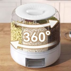 360° vrtljiva posoda za shranjevanje (6 predalov) | SPINBIN