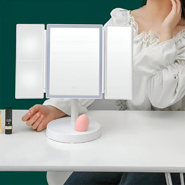 Svetlobno LED ogledalo za ličenje | STARMIRROR
